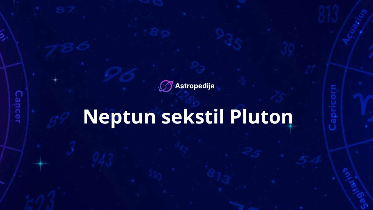Neptun sekstil Pluton