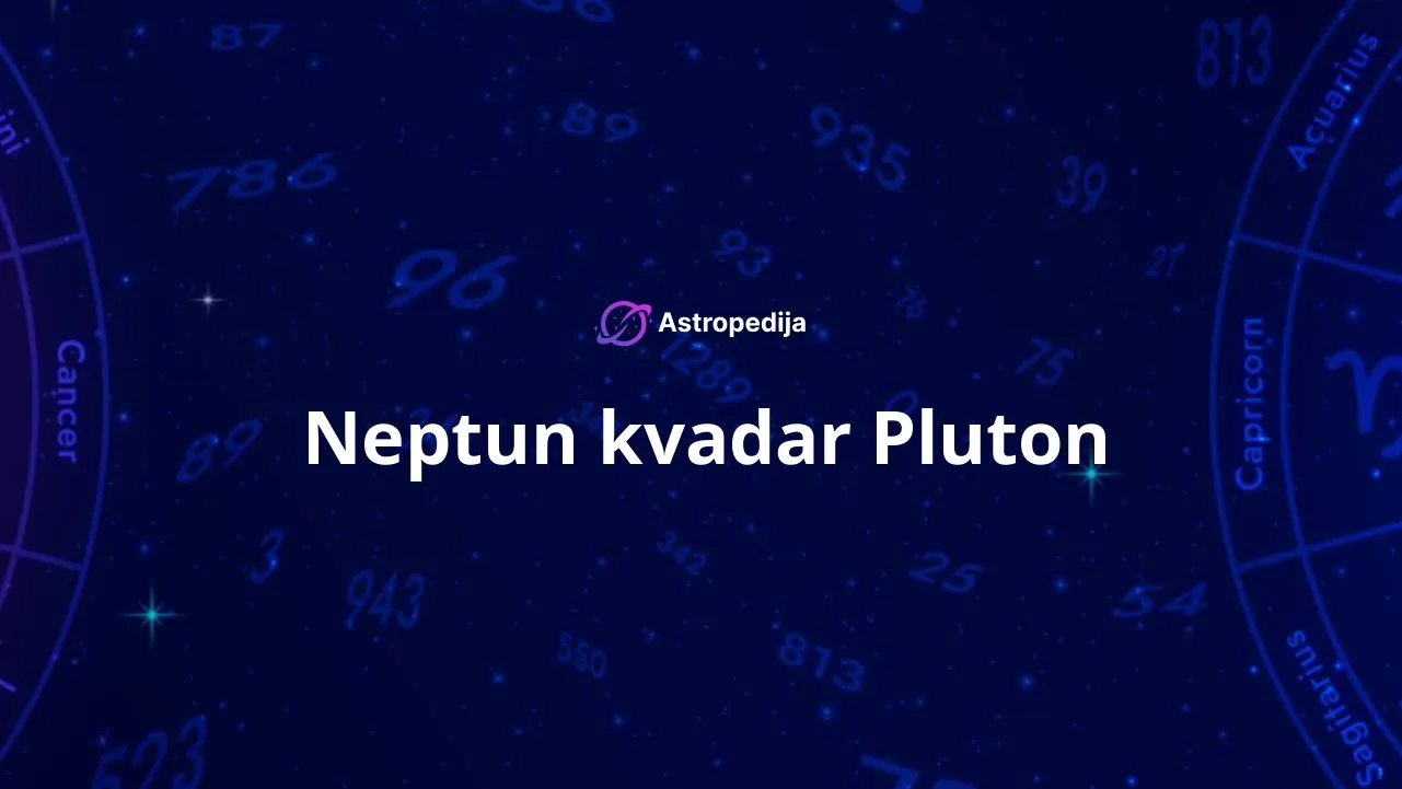 Neptun kvadar Pluton