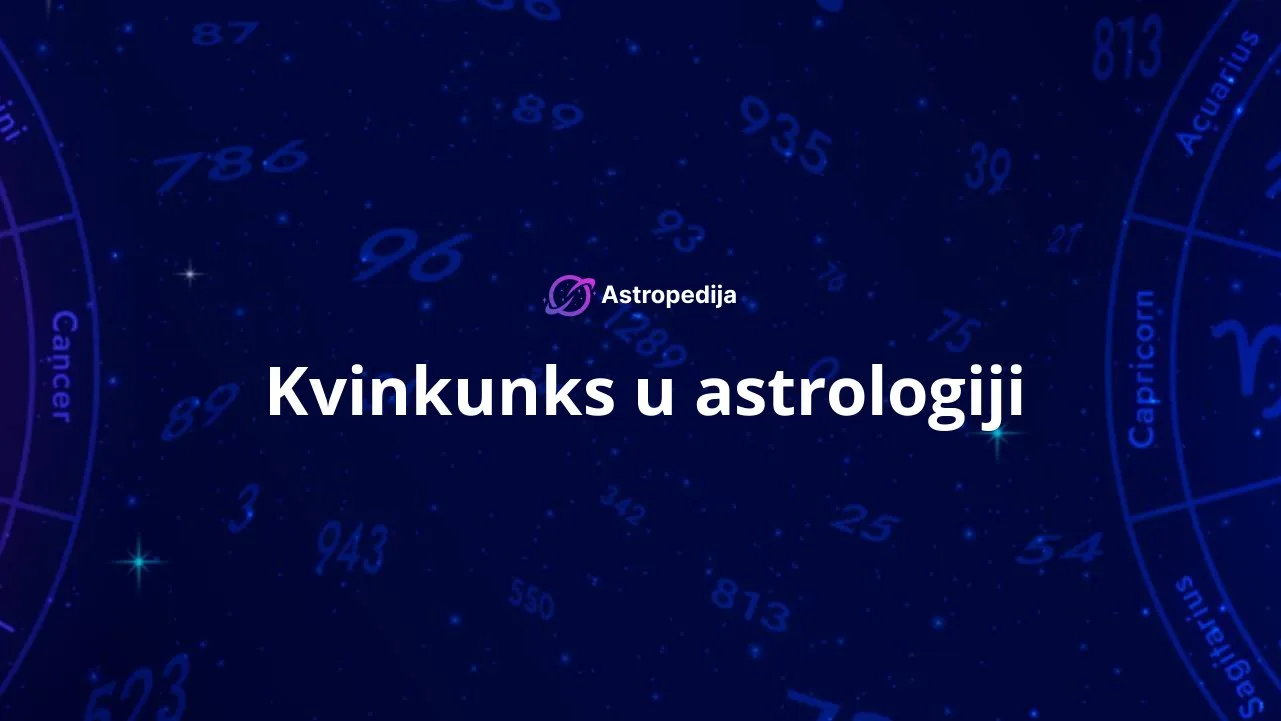 Kvinkunks u astrologiji - Kvinkunks aspekt
