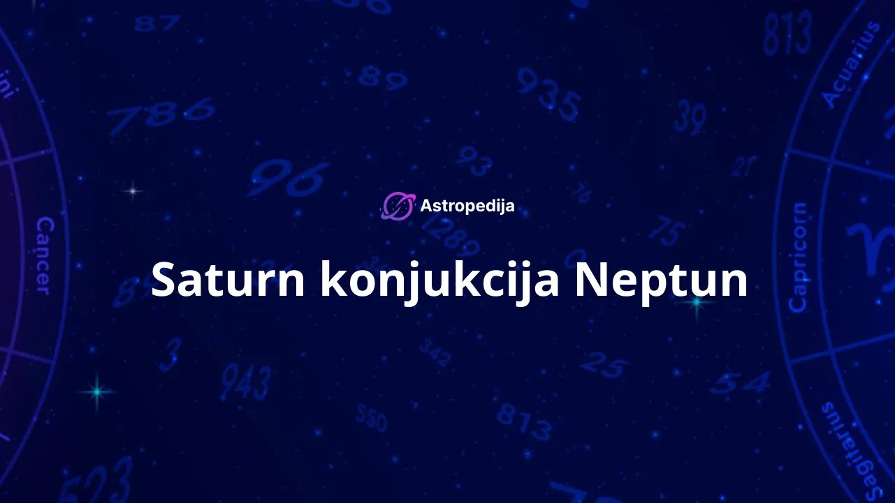 Saturn konjukcija Neptun