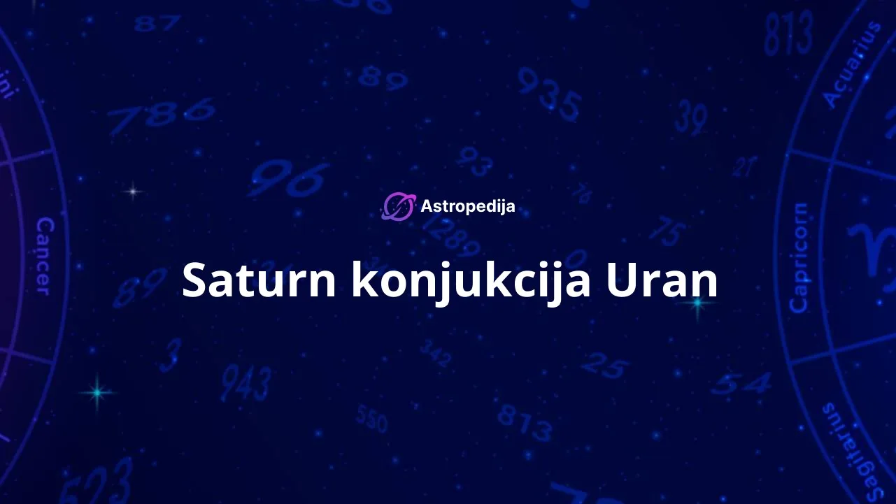Saturn konjukcija Uran