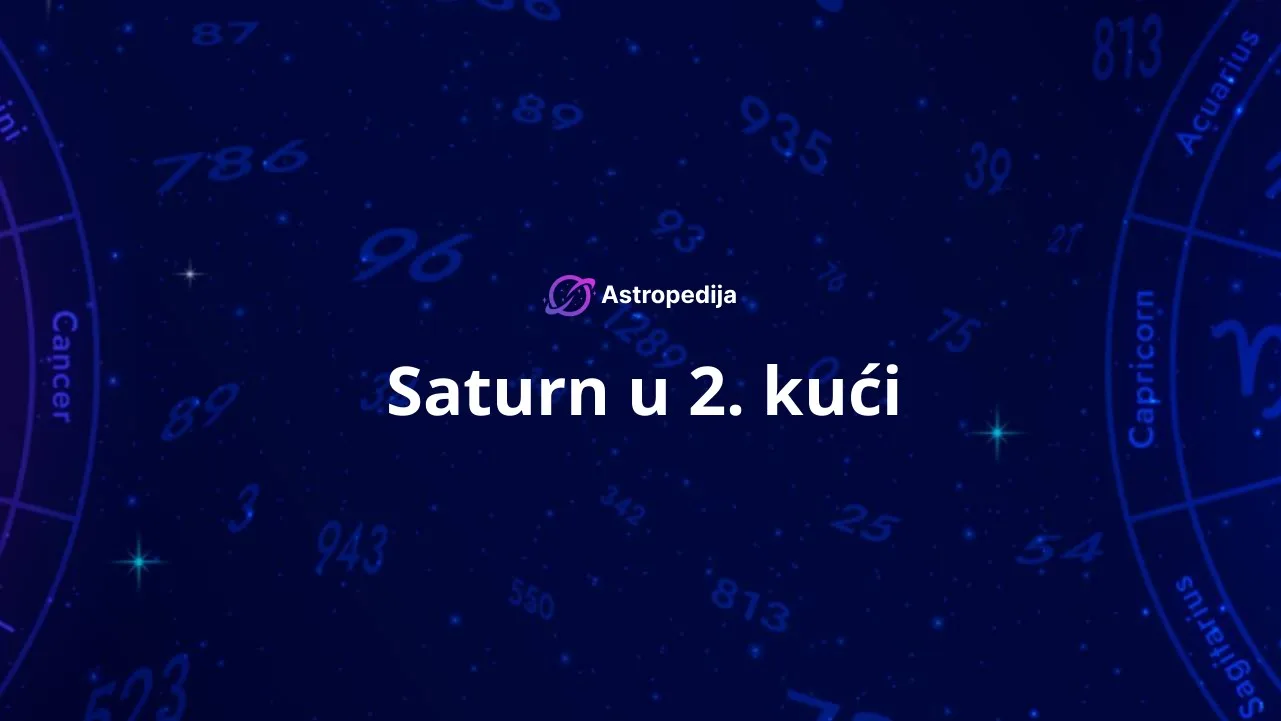 Saturn u 2. kući