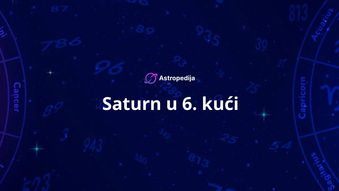 Saturn u 6. kući