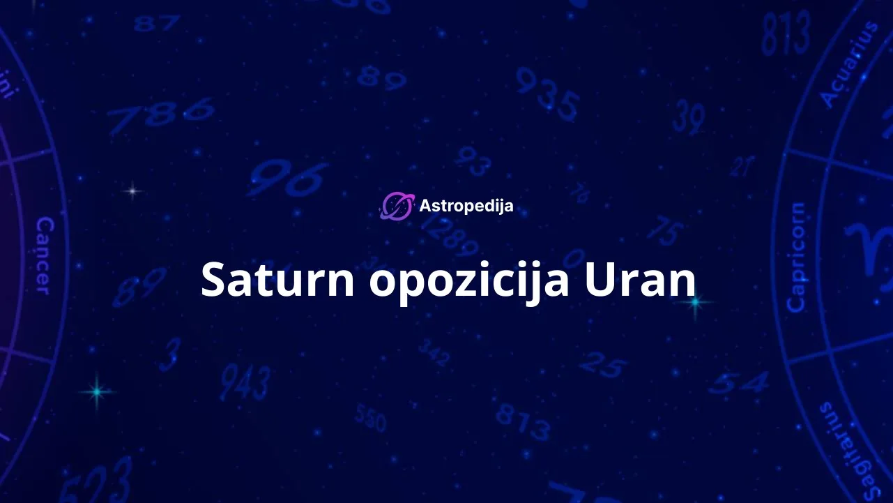 Saturn opozicija Uran