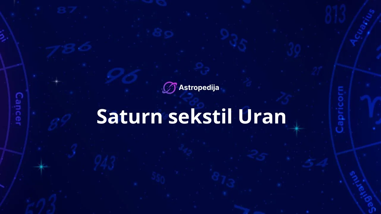 Saturn sekstil Uran