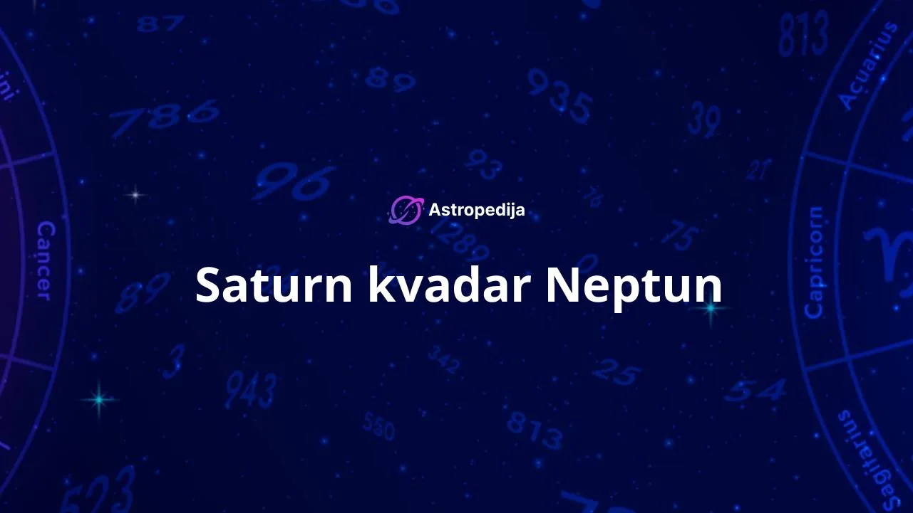 Saturn kvadar Neptun
