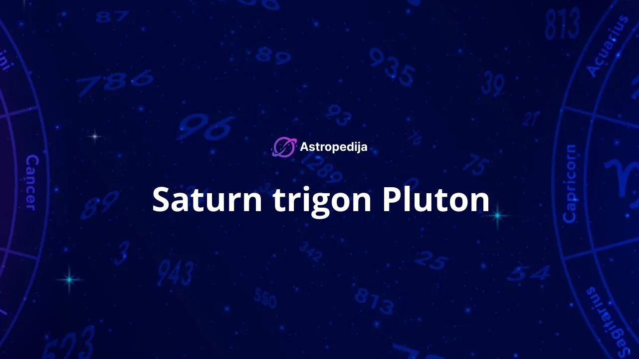 Saturn trigon Pluton