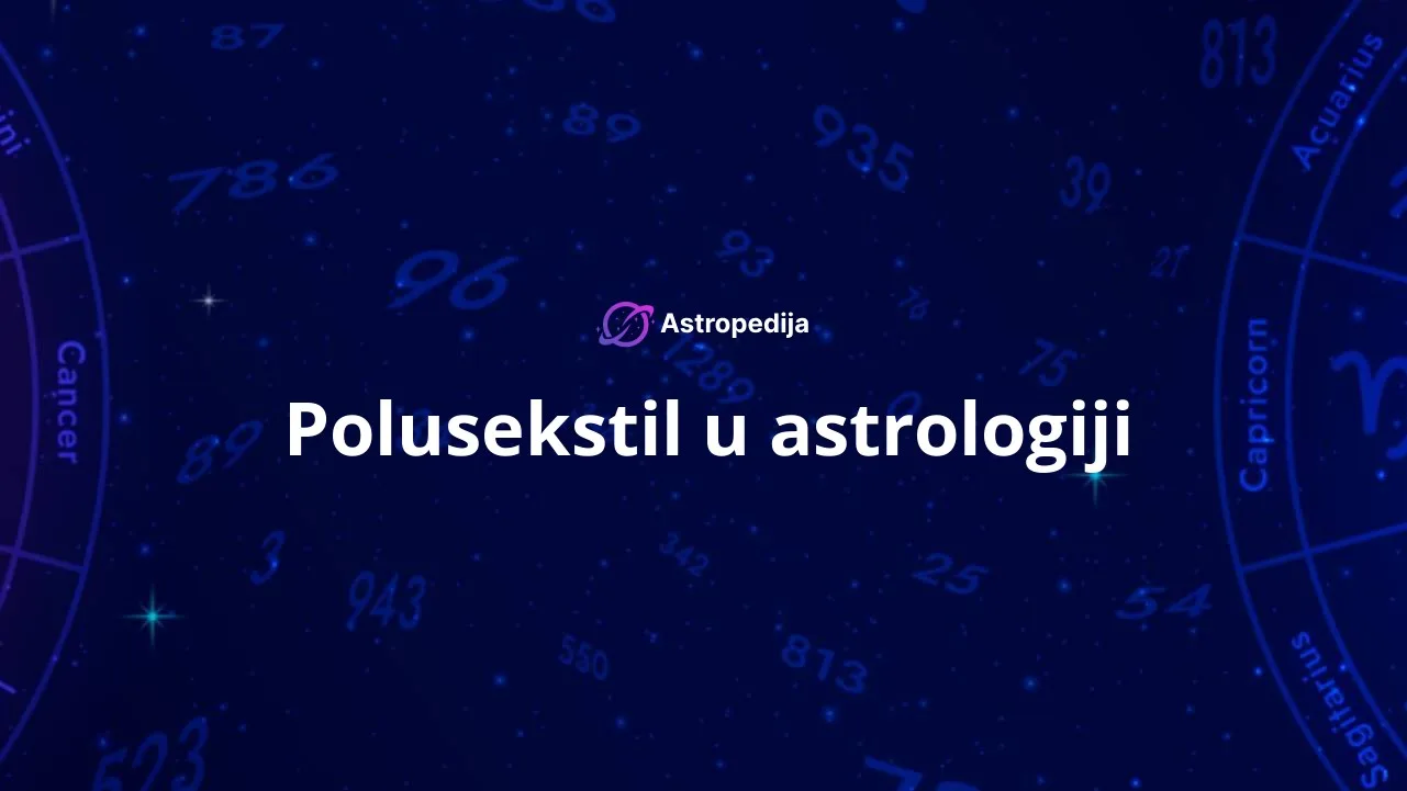 Polusekstil u astrologiji - Polusekstil aspekt