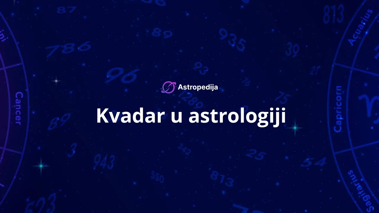 Kvadar u astrologiji - Kvadar aspekt