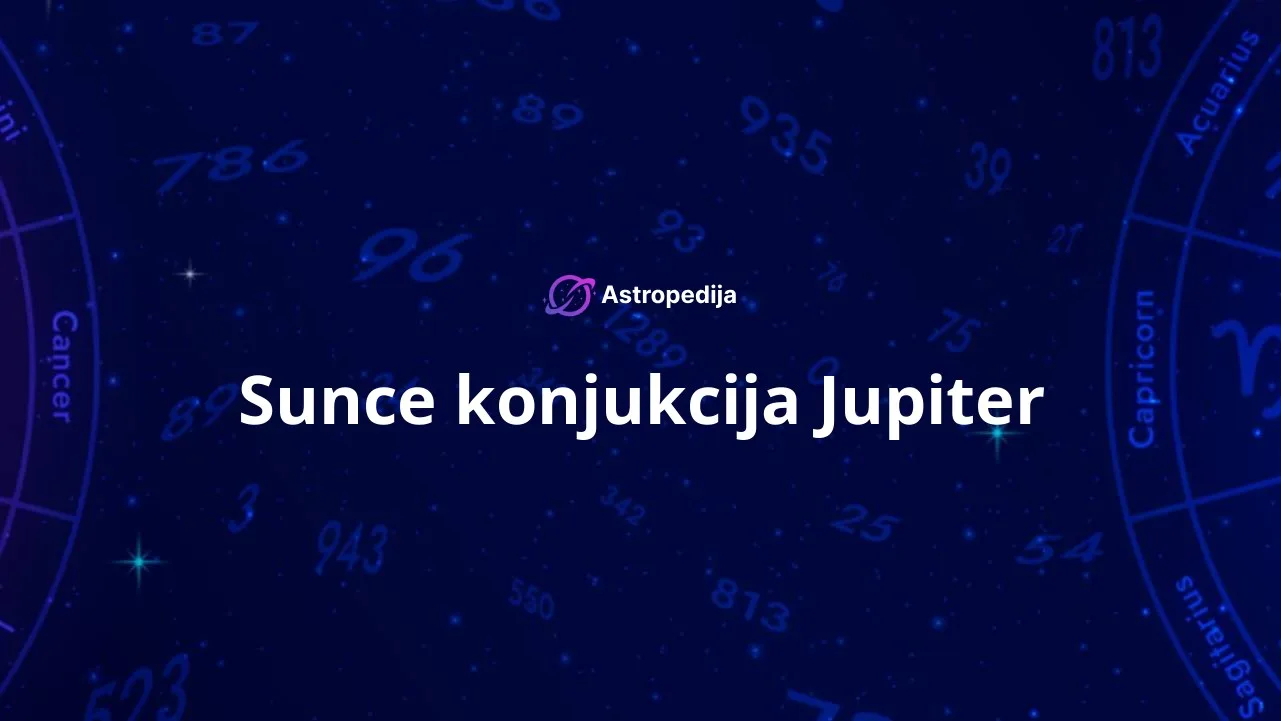 Sunce konjukcija Jupiter