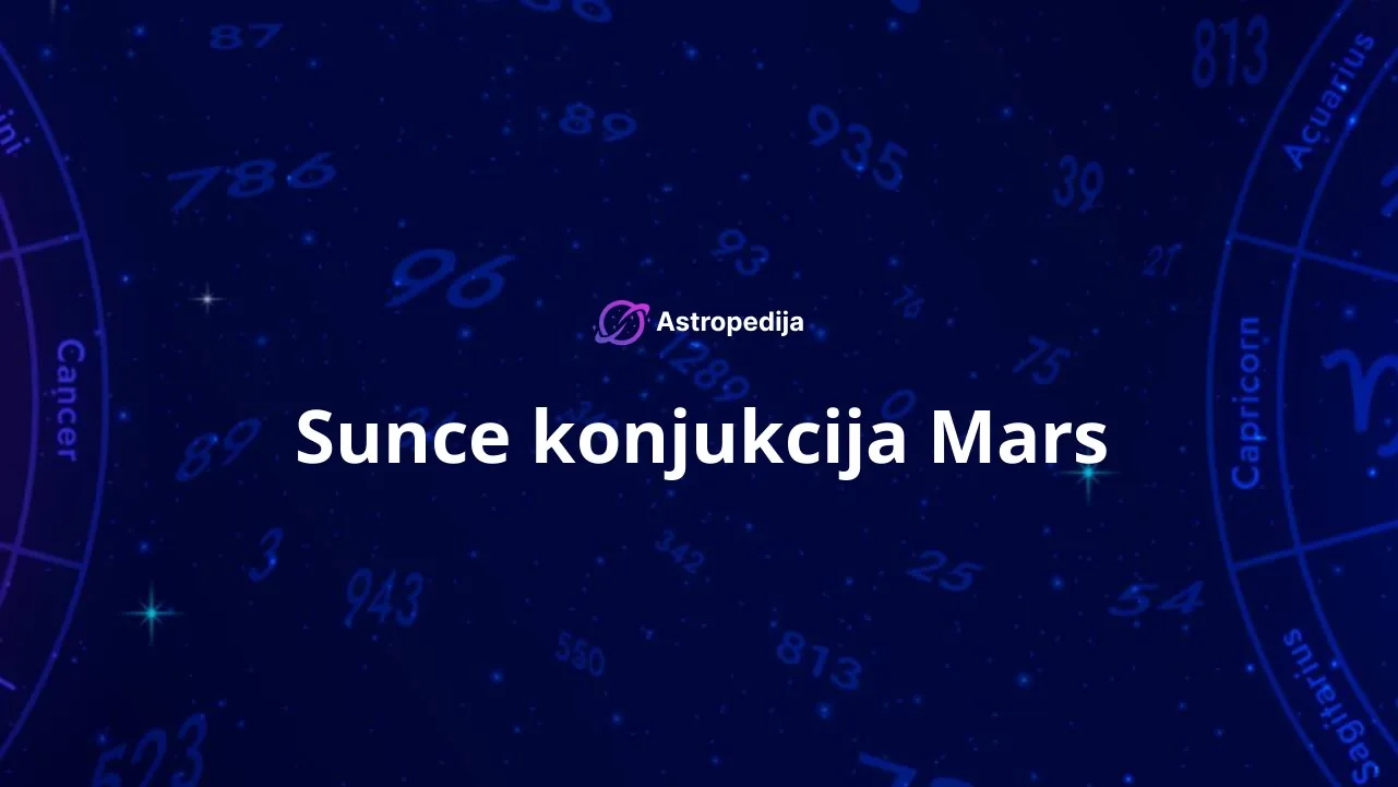 Sunce konjukcija Mars