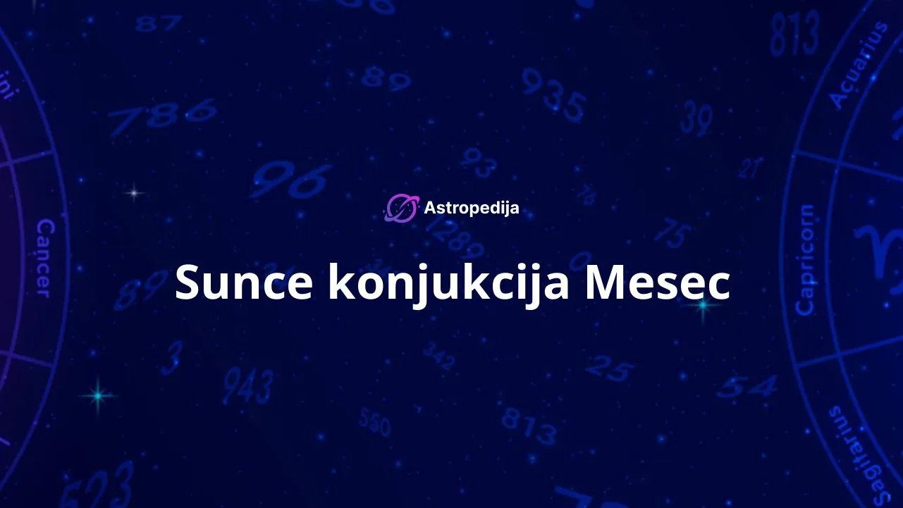 Sunce konjukcija Mesec