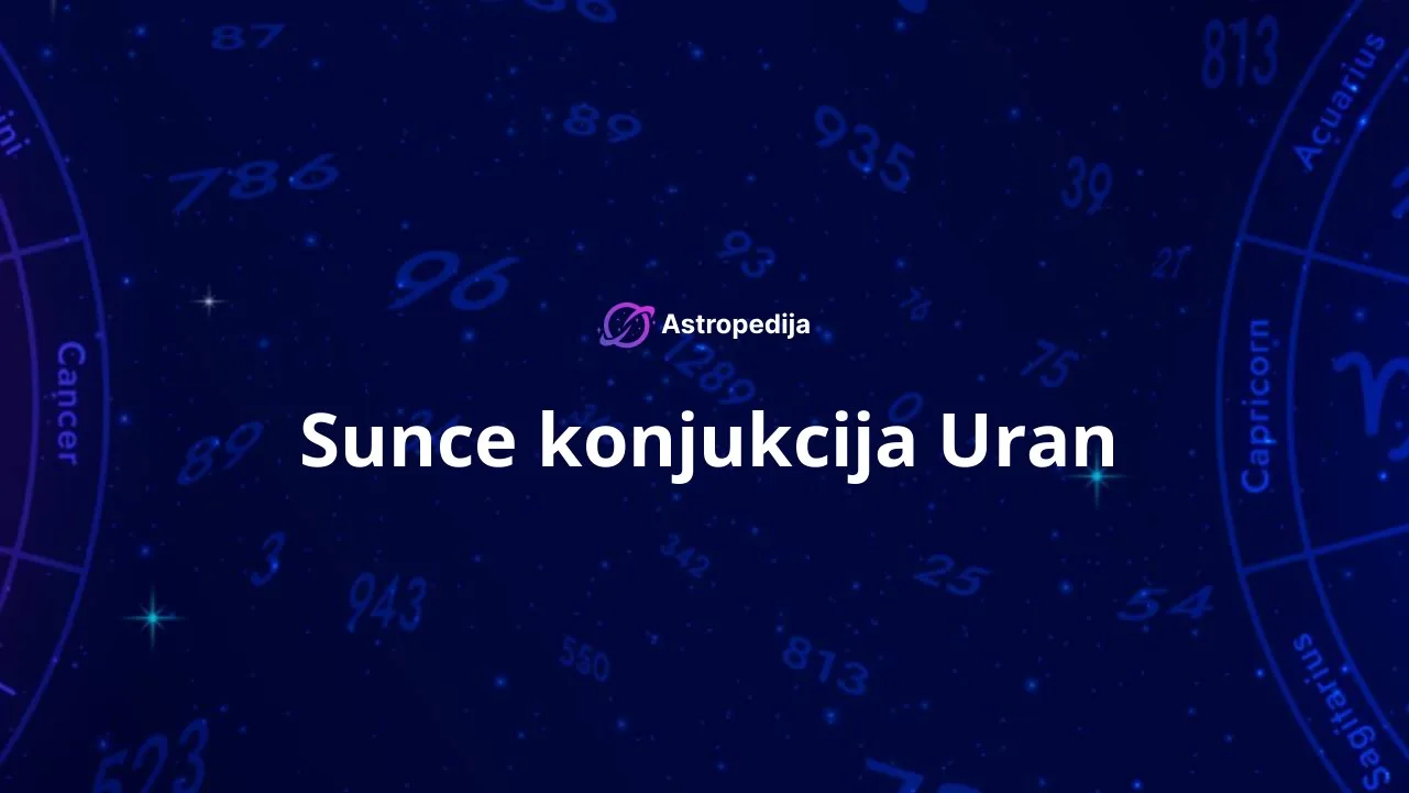 Sunce konjukcija Uran