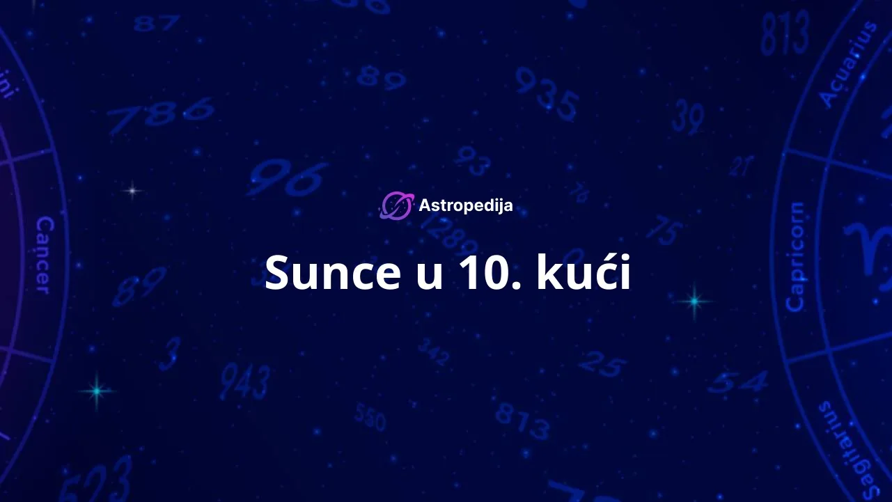 Sunce u 10. kući