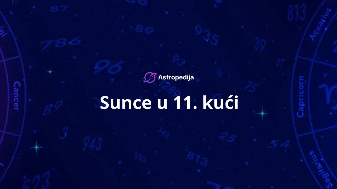 Sunce u 11. kući