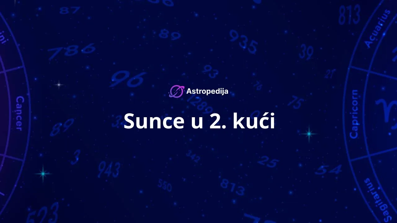 Sunce u 2. kući