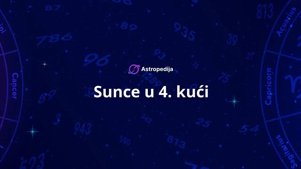 Sunce u 4. kući