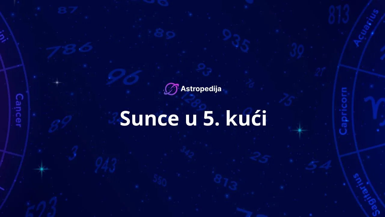 Sunce u 5. kući
