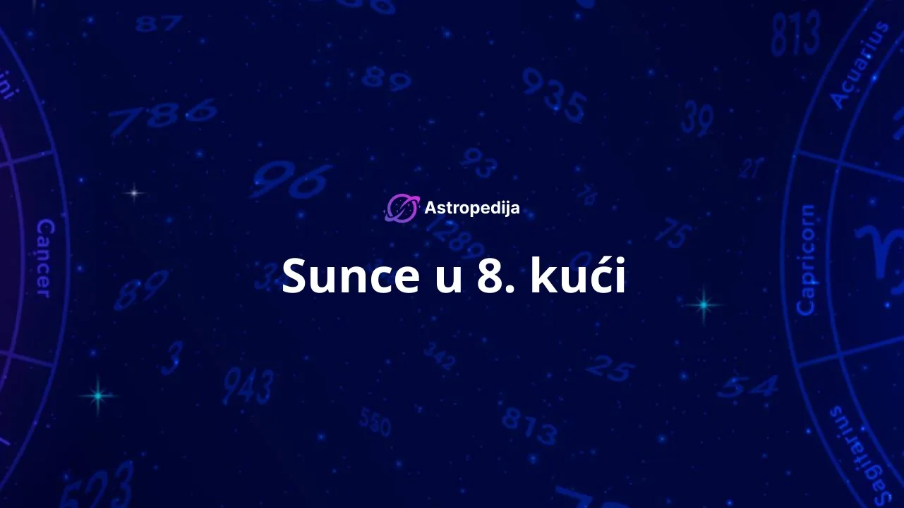 Sunce u 8. kući