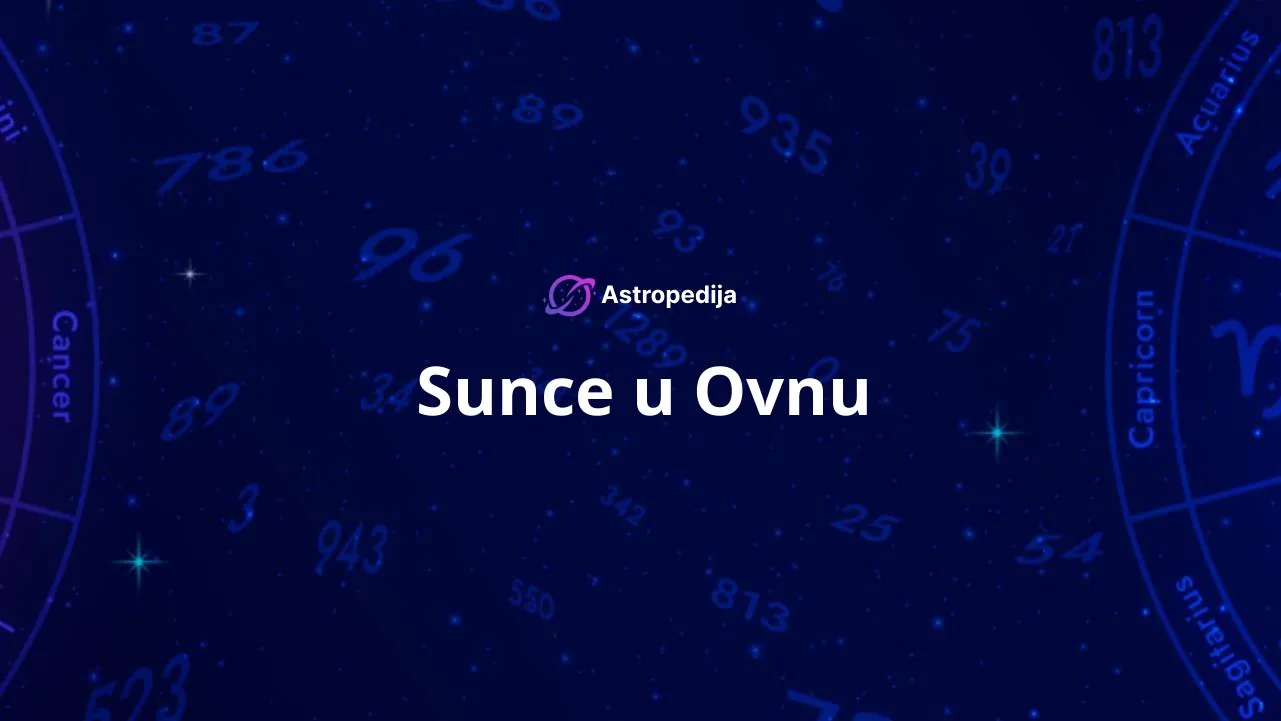 Sunce u Ovnu