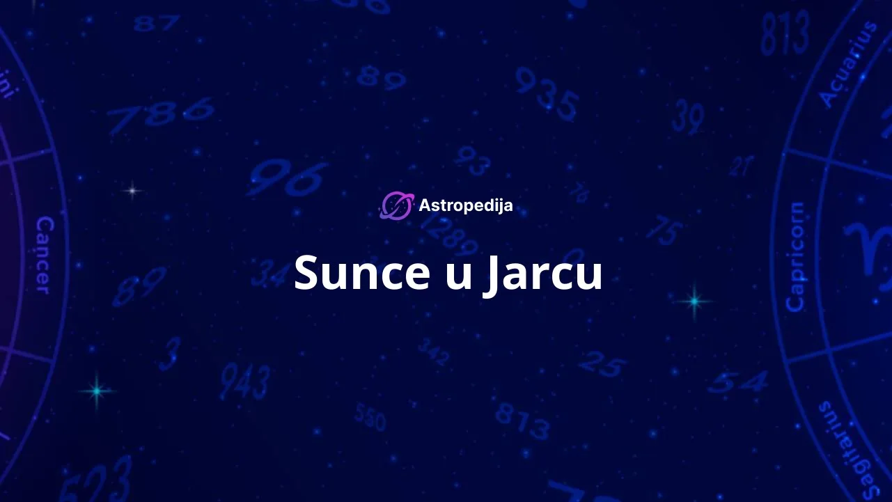 Sunce u Jarcu
