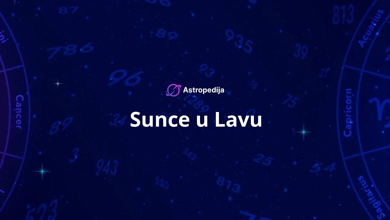 Sunce u Lavu