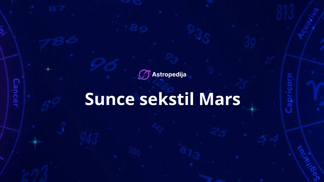 Sunce sekstil Mars