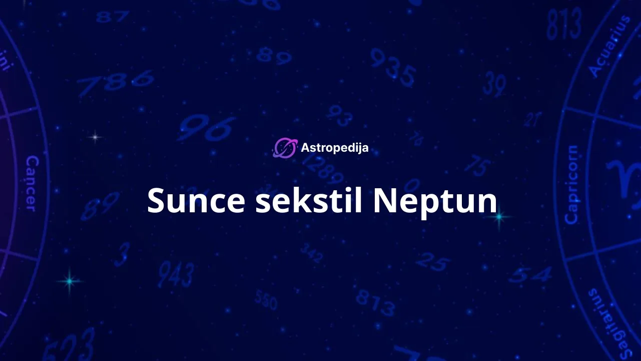 Sunce sekstil Neptun