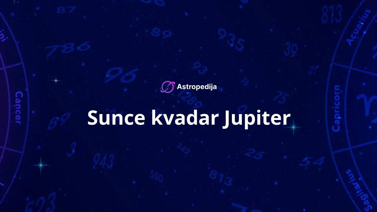 Sunce kvadar Jupiter
