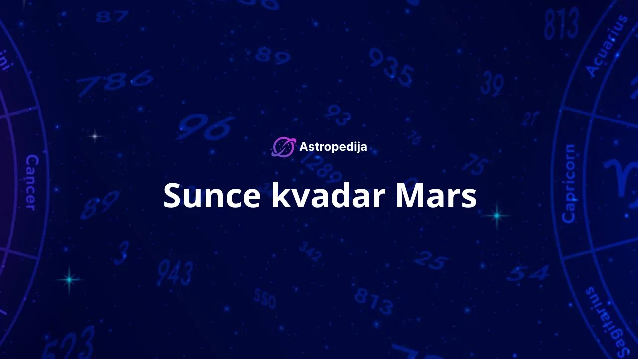 Sunce kvadar Mars