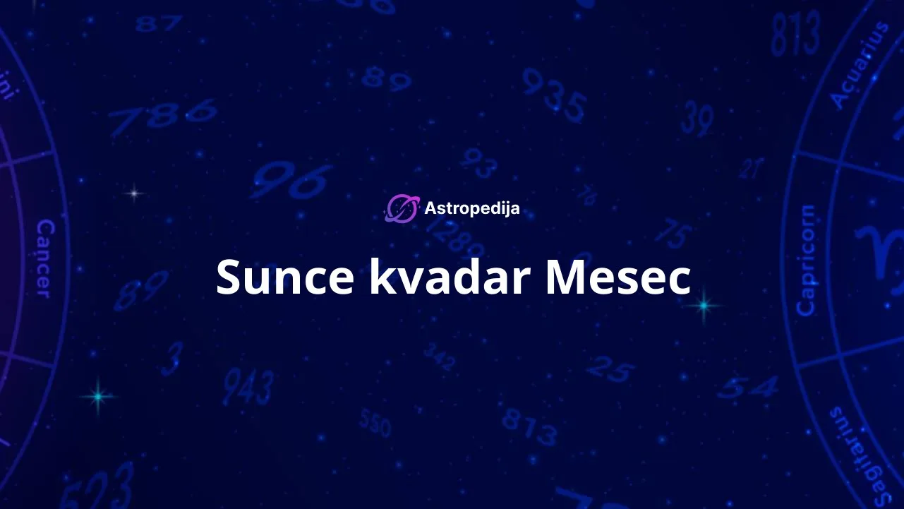 Sunce kvadar Mesec