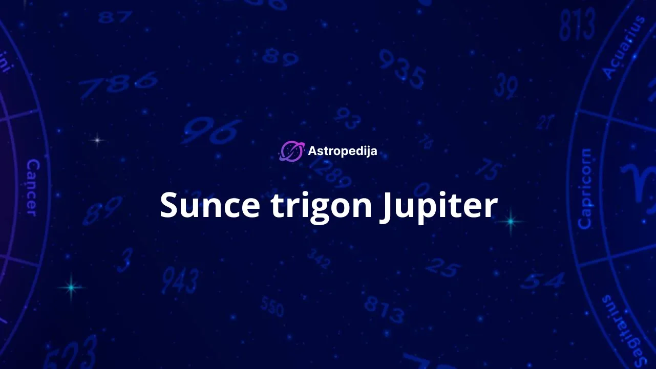 Sunce trigon Jupiter