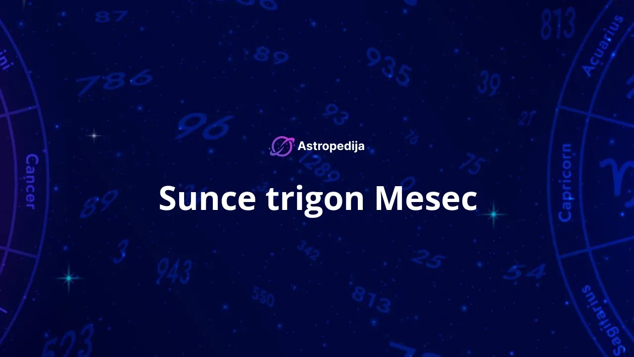 Sunce trigon Mesec