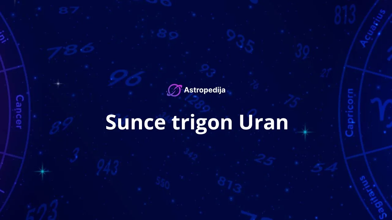 Sunce trigon Uran