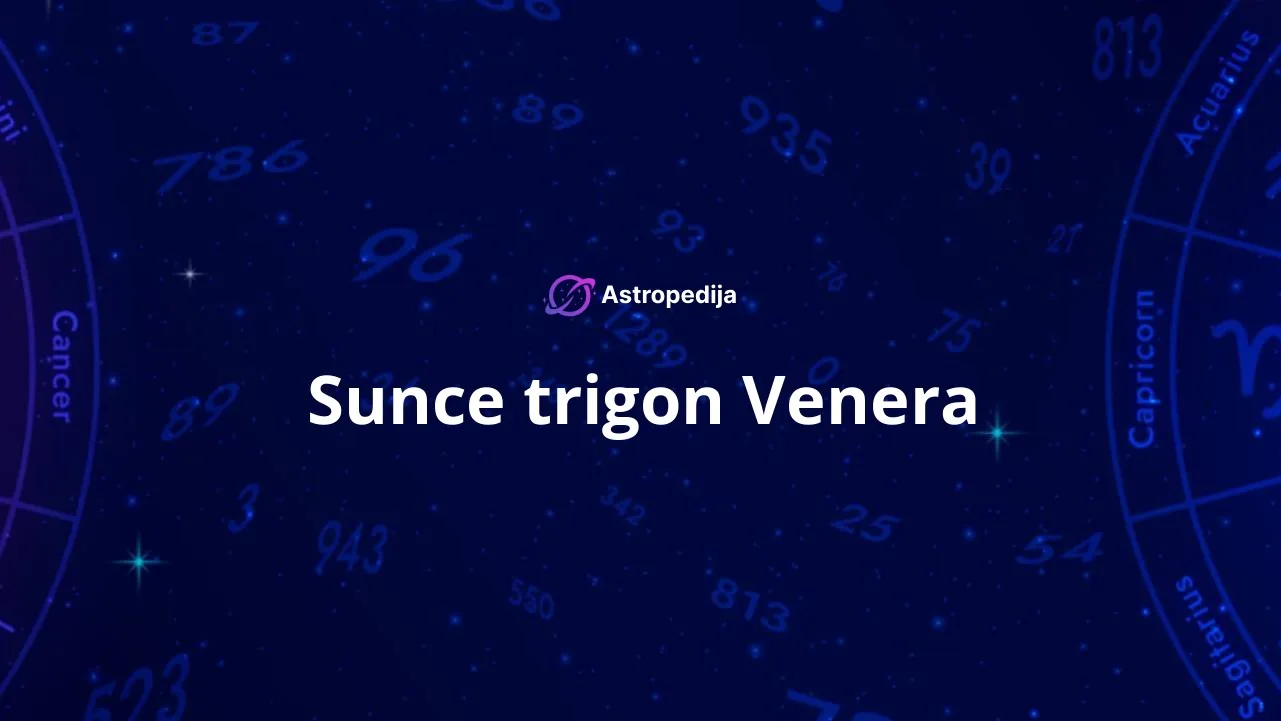 Sunce trigon Venera