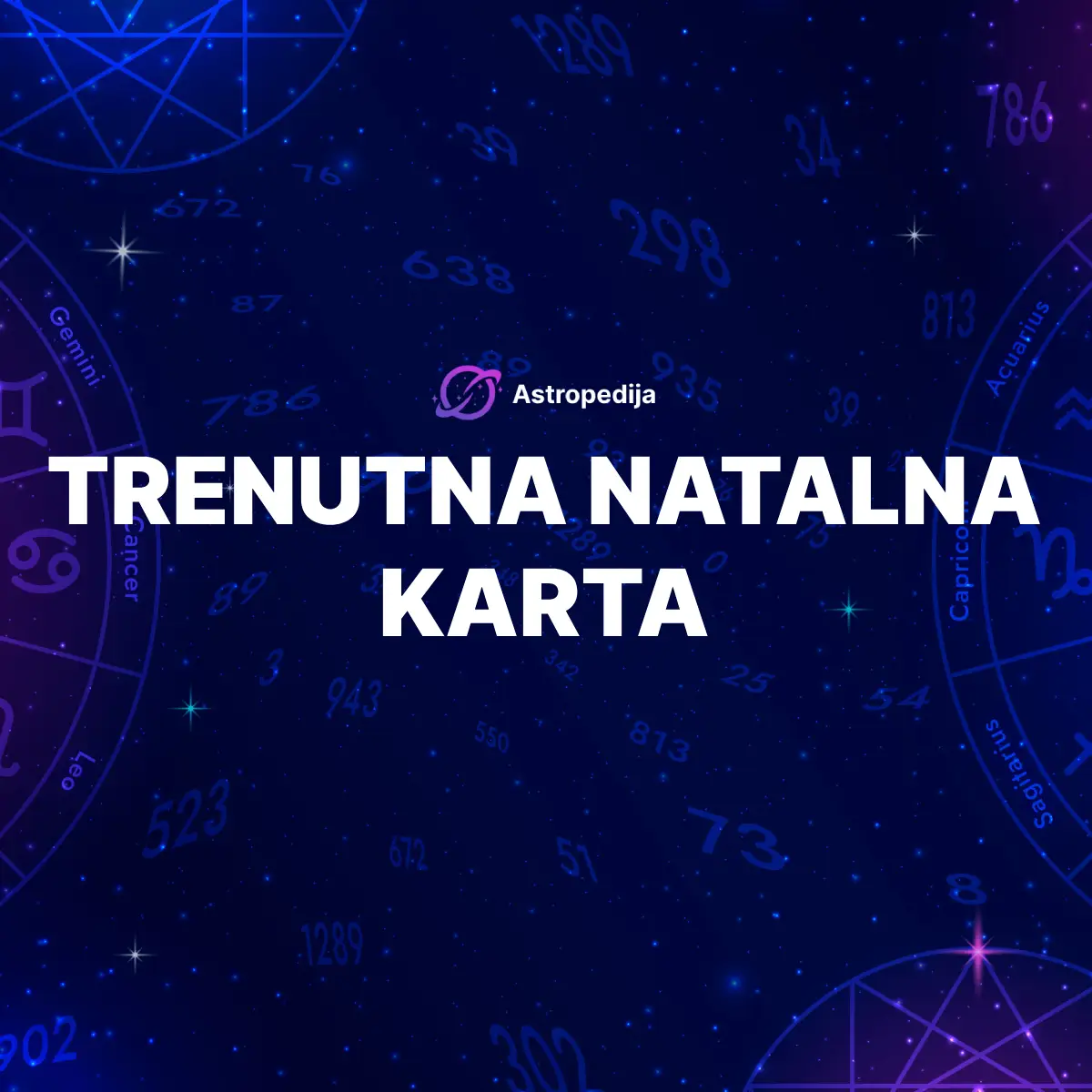 Natalna Natalna karta tranziti - Tranziti planeta kroz natalnu kartu | Astropedija