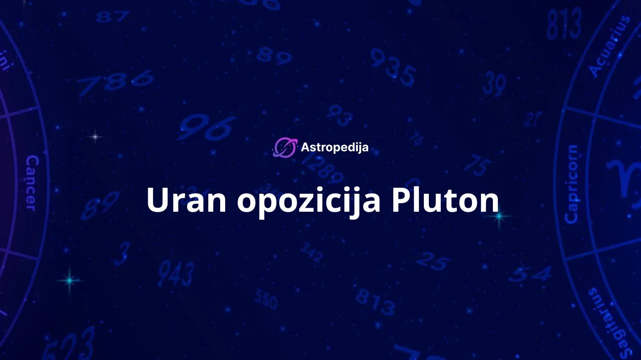 Uran opozicija Pluton