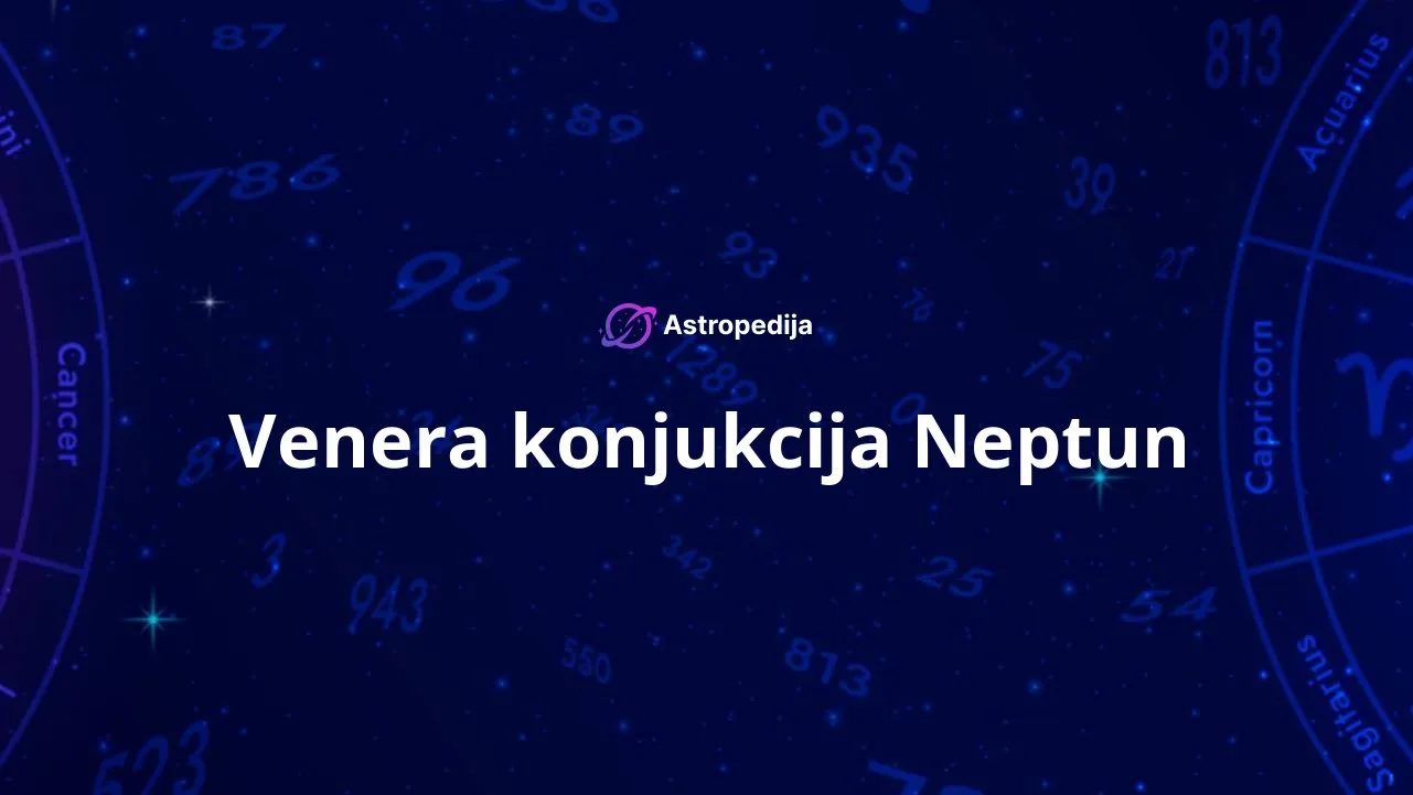 Venera konjukcija Neptun