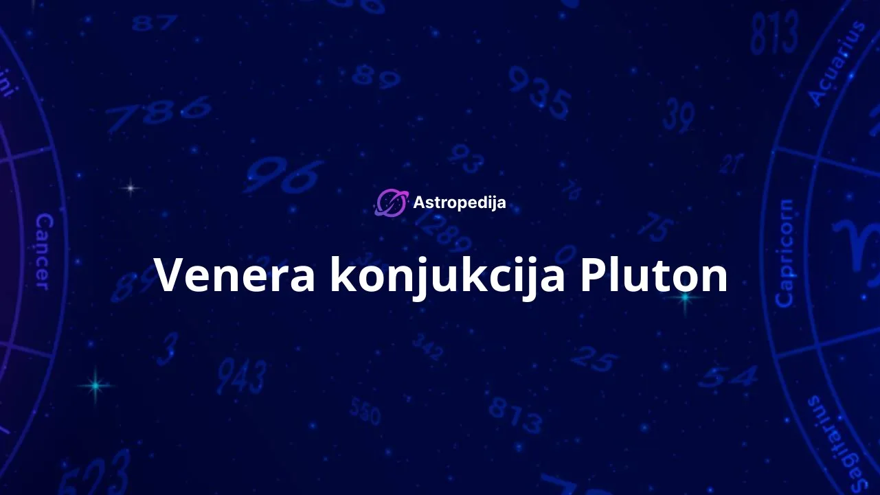 Venera konjukcija Pluton