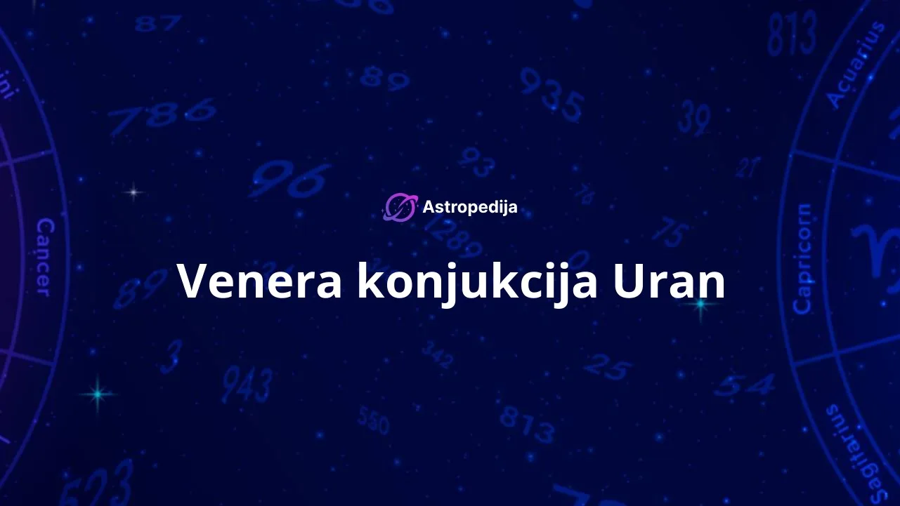 Venera konjukcija Uran