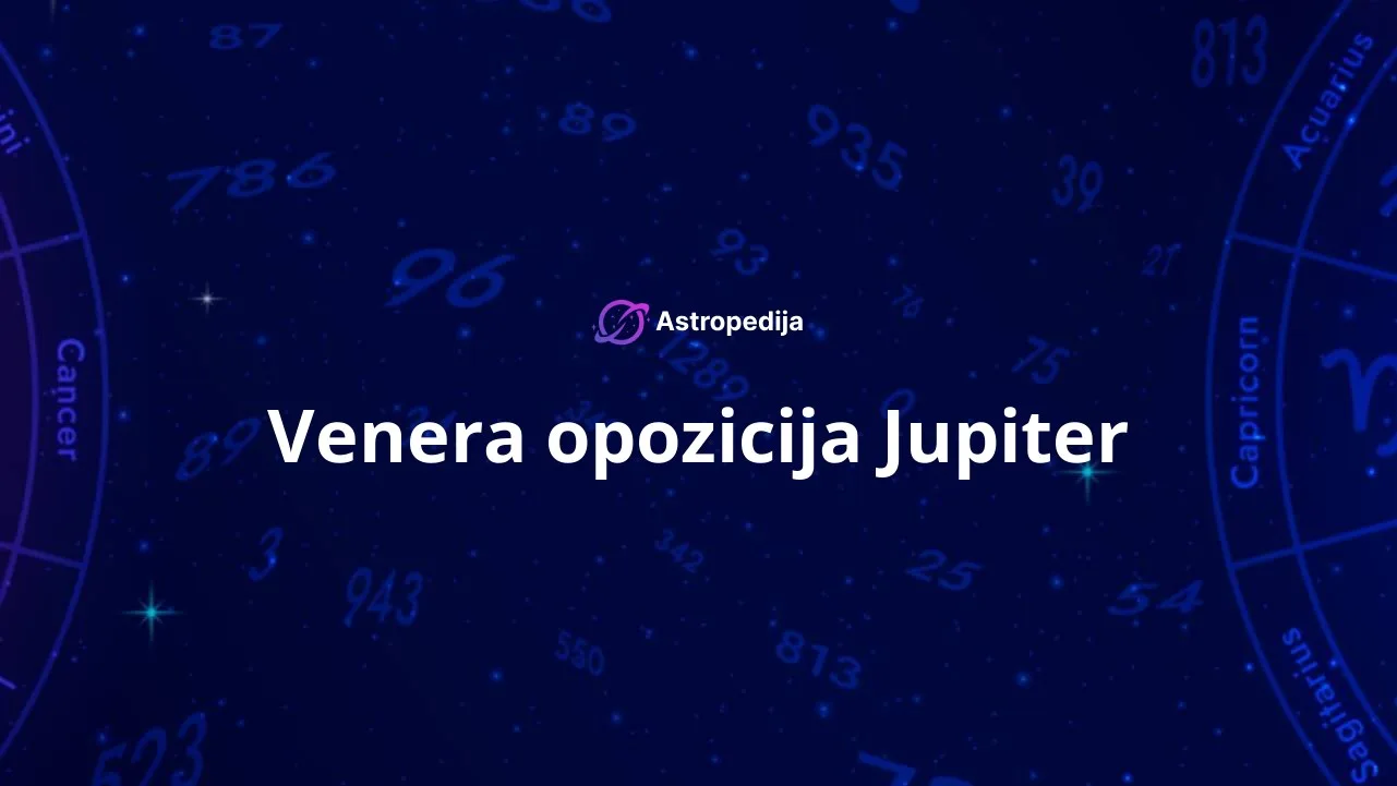 Venera opozicija Jupiter