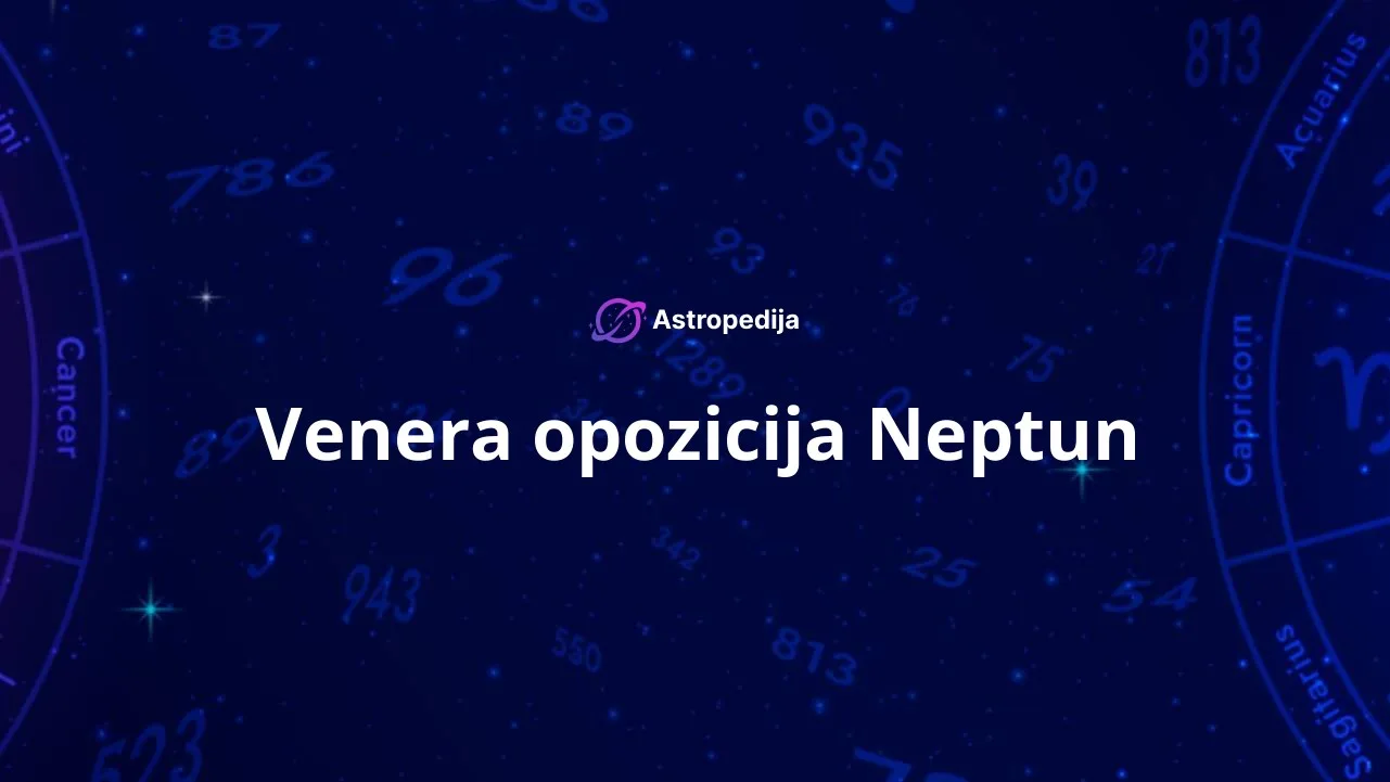 Venera opozicija Neptun
