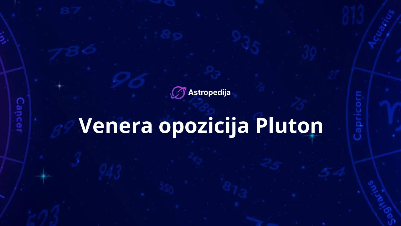 Venera opozicija Pluton