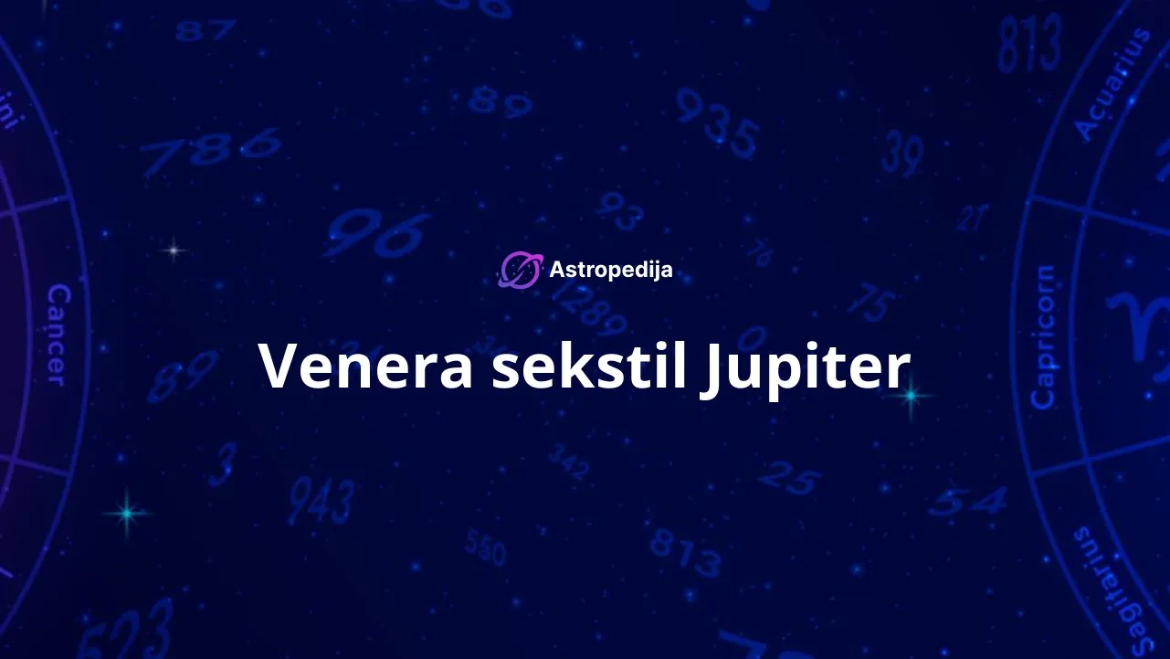 Venera sekstil Jupiter