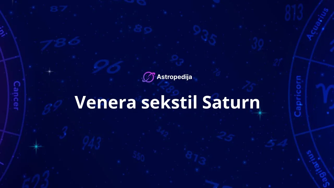 Venera sekstil Saturn