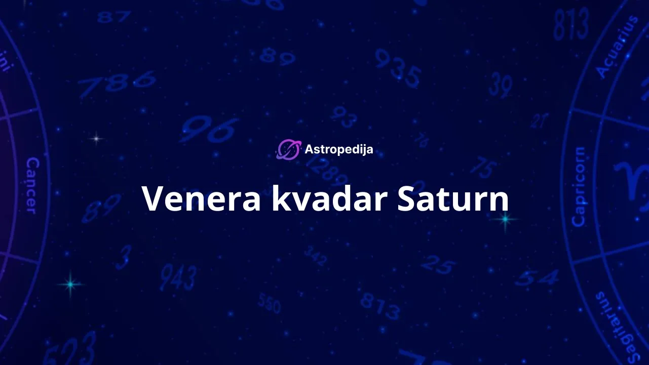 Venera kvadar Saturn