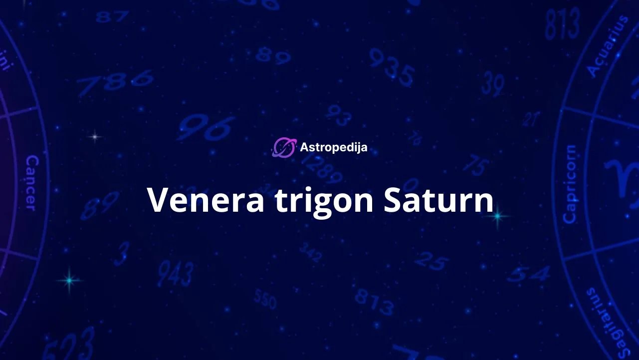 Venera trigon Saturn